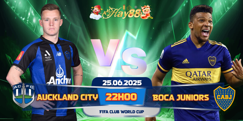 Dự đoán bóng đá Auckland City vs Boca Juniors